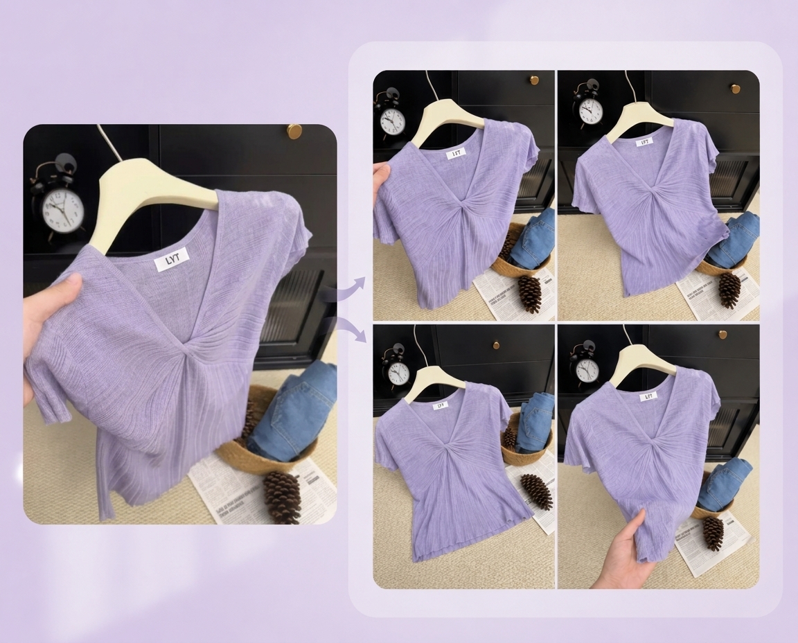 服装摆拍方式裂变